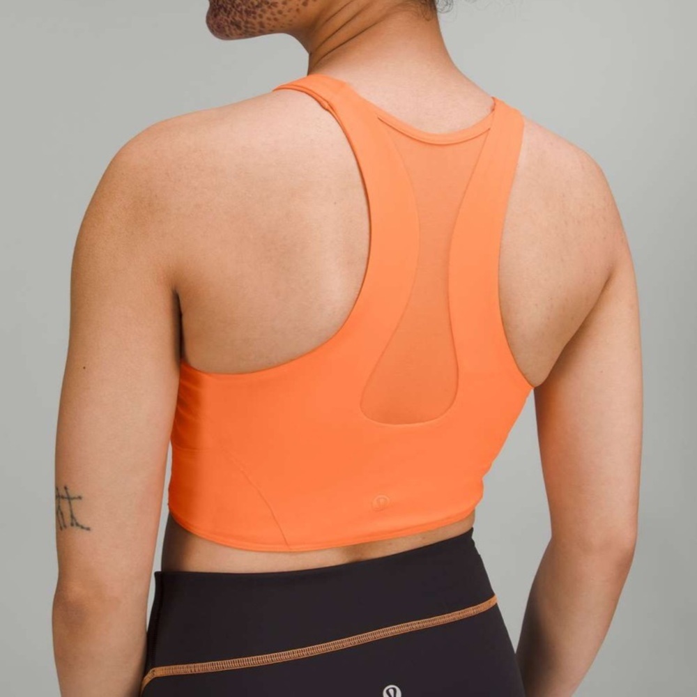 Lululemon Mesh Back Train Bra - Orange Frappe 🍊  size 6